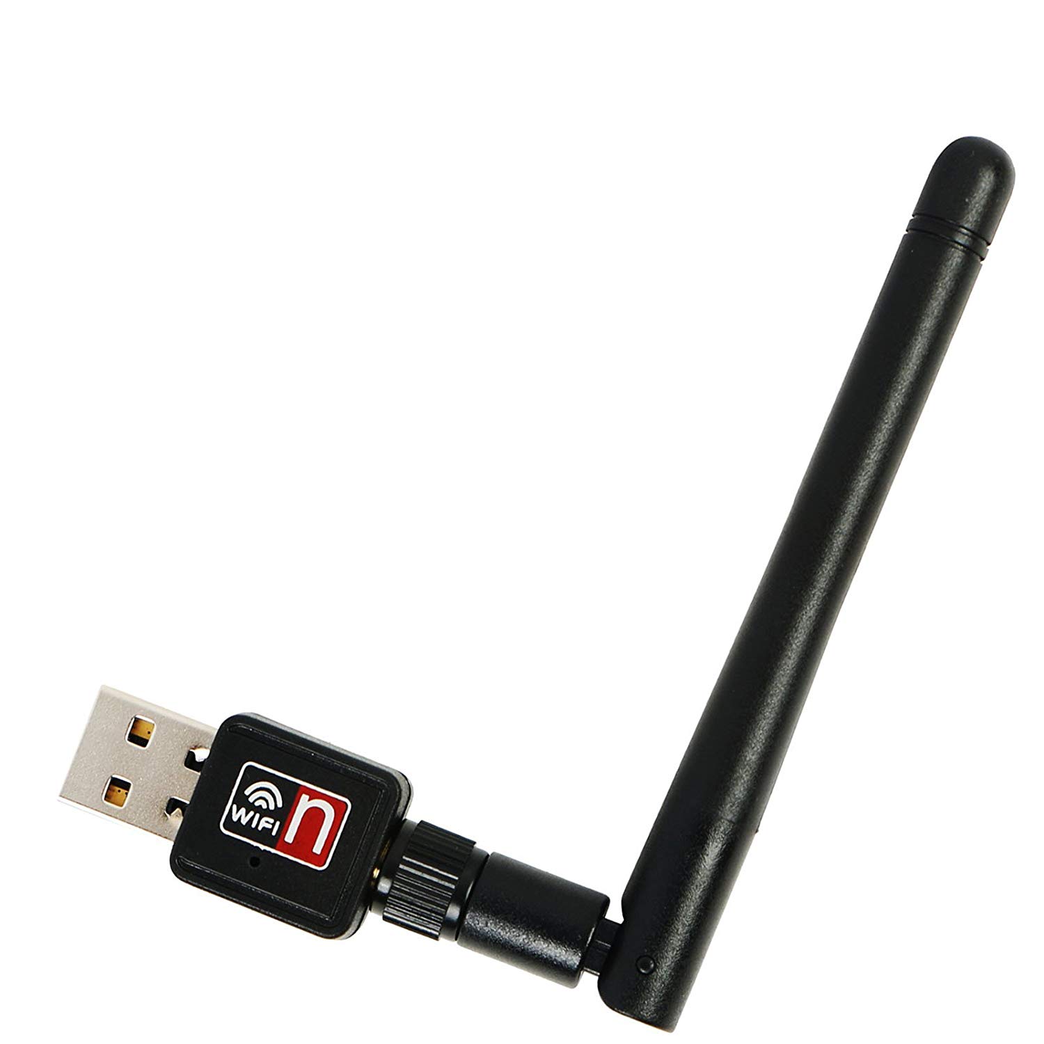 Usb Wifi 802 11n Adapter With Antenna Black Computer Wale